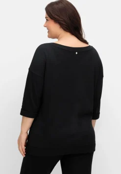 Oversized-Shirt mit Bindebändchen