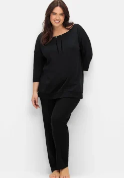 Oversized-Shirt mit Bindebändchen