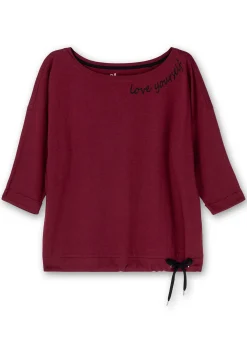 Oversized-Shirt mit Bindeband am Saum