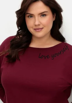 Oversized-Shirt mit Bindeband am Saum