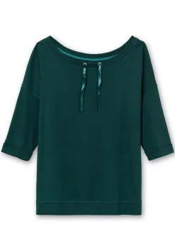 Oversized-Shirt mit Bindebändchen