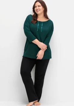 Oversized-Shirt mit Bindebändchen