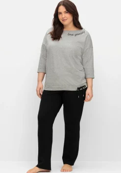 Oversized-Shirt mit Bindeband am Saum