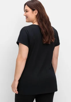 Oversize-Shirt in Colourblocking-Optik