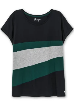 Oversize-Shirt in Colourblocking-Optik