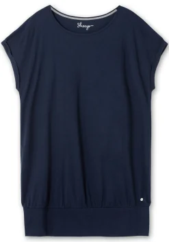 Oversize-Shirt mit breitem Saumbündchen