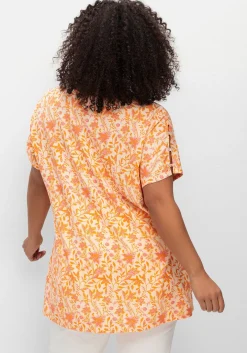 Oversize-Tunika mit Cut-outs an den Ärmeln