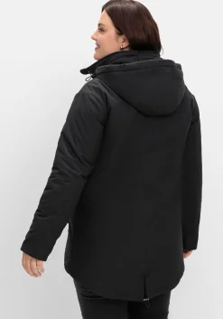 Parka mit gefütterter Kapuze und 2-Wege-Zipper