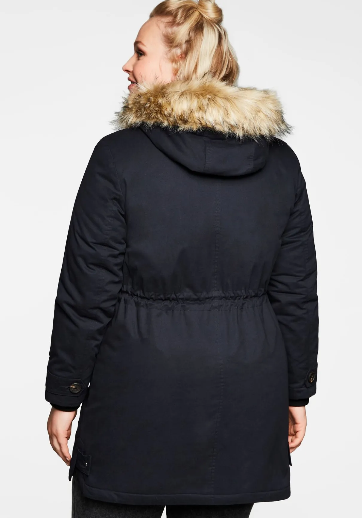 Parka mit Kapuze und Teddyfutter