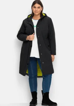 Parka mit Kontrastfutter, wasserabweisend