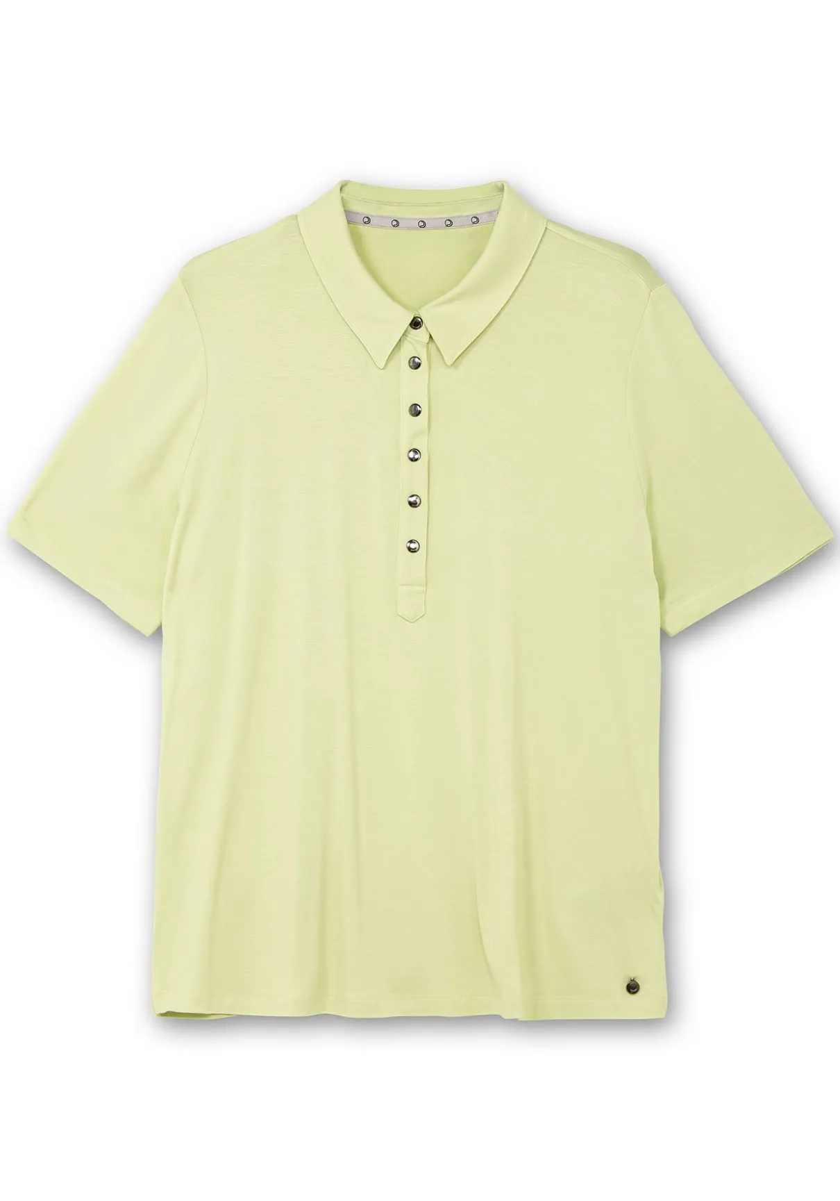 Poloshirt mit Metall-Druckknöpfen