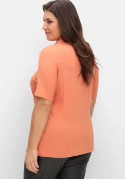 Poloshirt mit Metall-Druckknöpfen