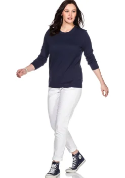 Pullover aus Feinstrick mit Rundhalsausschnitt