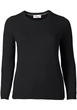 Pullover aus Feinstrick mit Rundhalsausschnitt