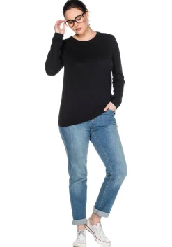 Pullover aus Feinstrick mit Rundhalsausschnitt