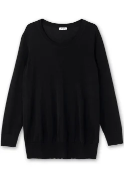 Pullover aus leichtem Strick, mit Rundhalsausschnitt
