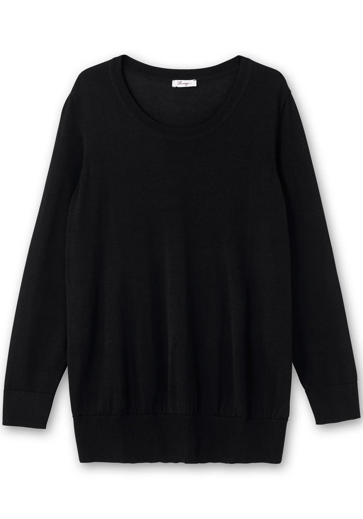 Pullover aus leichtem Strick, mit Rundhalsausschnitt