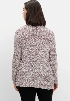 Pullover aus meliertem Effektgarn
