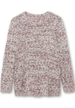 Pullover aus meliertem Effektgarn
