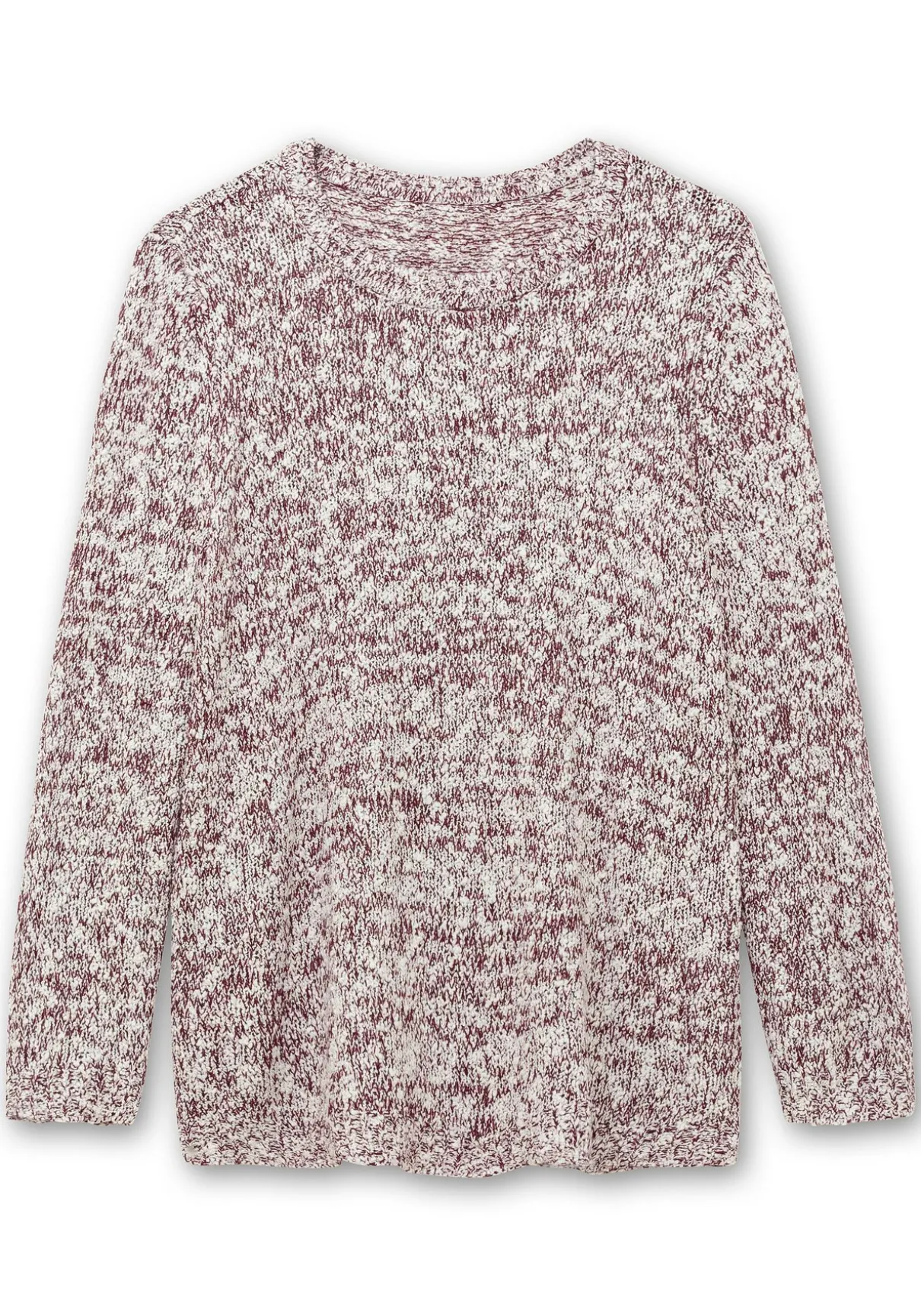 Pullover aus meliertem Effektgarn