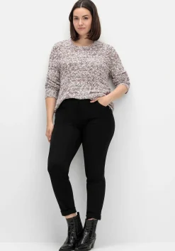 Pullover aus meliertem Effektgarn