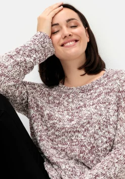 Pullover aus meliertem Effektgarn
