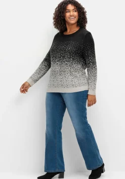 Pullover im Jacquardstrick, mit Farbverlauf