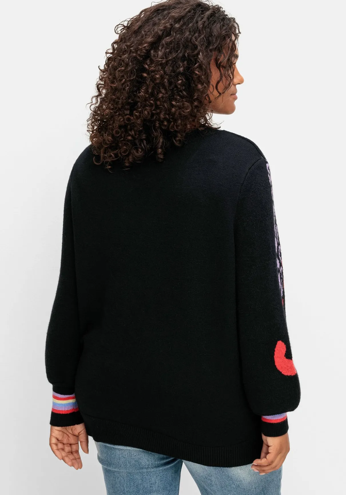 Pullover mit Animalmotiv und Ballonärmeln