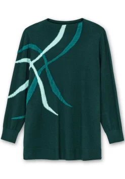 Pullover mit Flauschgarn-Intarsien