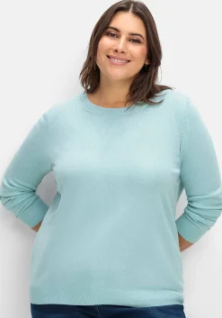 Pullover mit gerippten Abschlüssen