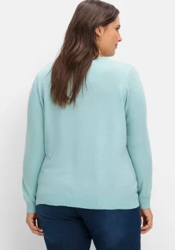 Pullover mit gerippten Abschlüssen