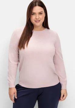 Pullover mit gerippten Abschlüssen