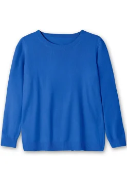 Pullover mit gerippten Abschlüssen