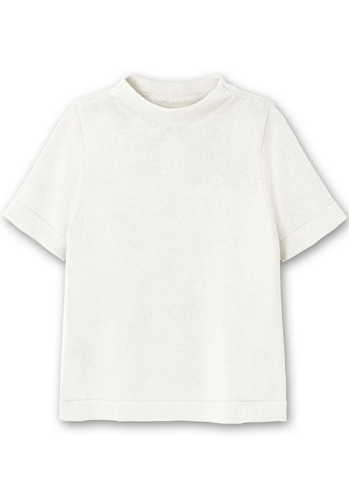 Pullover mit Halbarm und Stehkragen