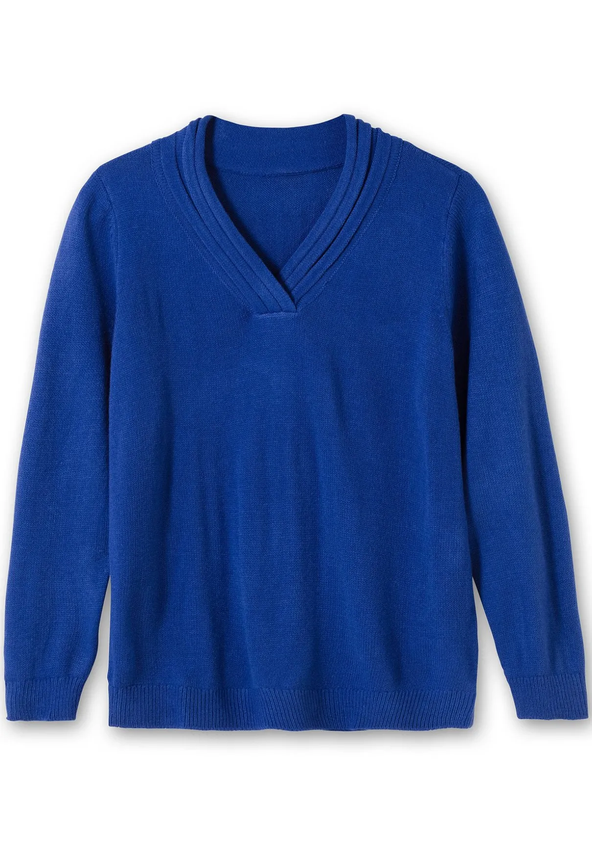 Pullover mit raffiniertem V-Ausschnitt