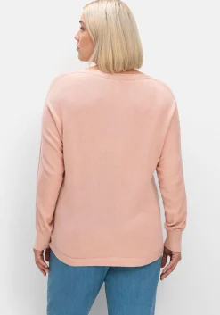 Pullover mit U-Boot-Ausschnitt