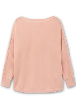 Pullover mit U-Boot-Ausschnitt