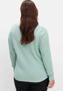 Pullover mit U-Boot-Ausschnitt