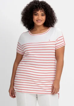 Ringelshirt mit Kontrastdetails