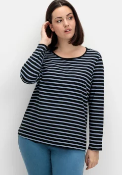 Ringelshirt mit Rundhalsausschnitt