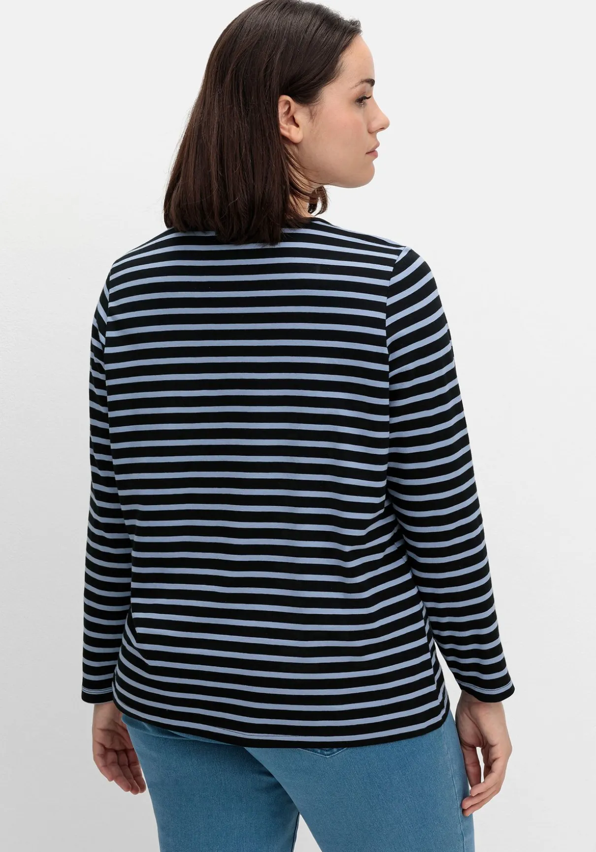 Ringelshirt mit Rundhalsausschnitt