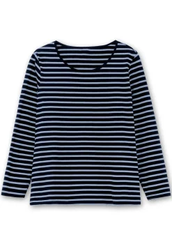Ringelshirt mit Rundhalsausschnitt
