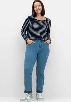 Ringelshirt mit Rundhalsausschnitt