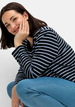 Ringelshirt mit Rundhalsausschnitt