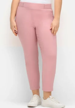 Schmale Bengalin-Schlupfhose mit dekorativem Bund