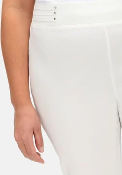 Schmale Bengalin-Schlupfhose mit dekorativem Bund