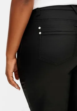 Schmale beschichtete Thermohose, innen angeraut