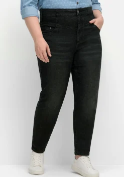 Schmale High-Waist-Jeans in Curvy-Schnitt ANNE