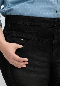 Schmale High-Waist-Jeans in Curvy-Schnitt ANNE