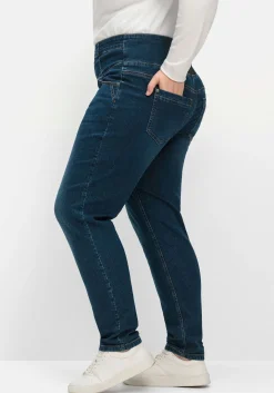 Schmale High-Waist-Jeans in Curvy-Schnitt ANNE